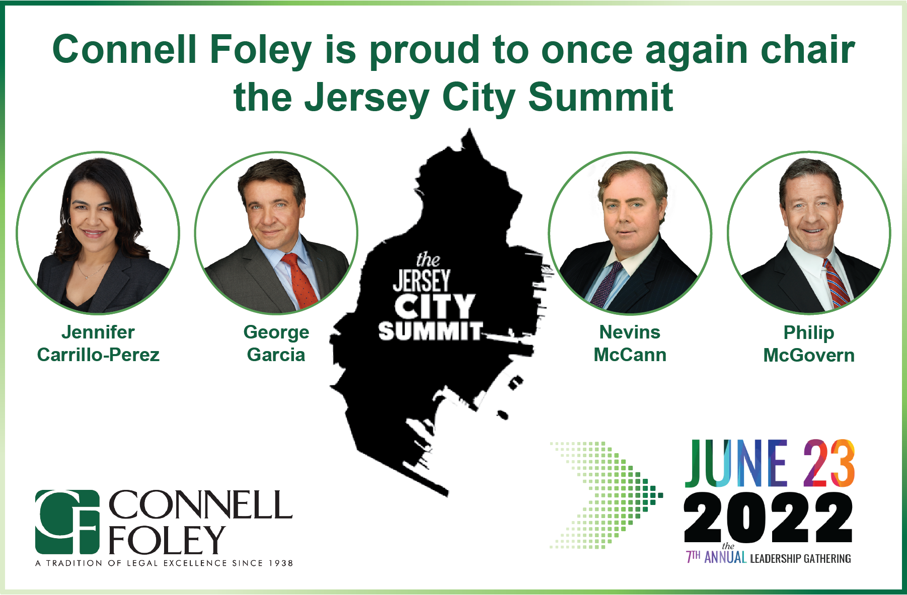 Connell Foley to Chair the 2022 Jersey City Summit for Real Estate